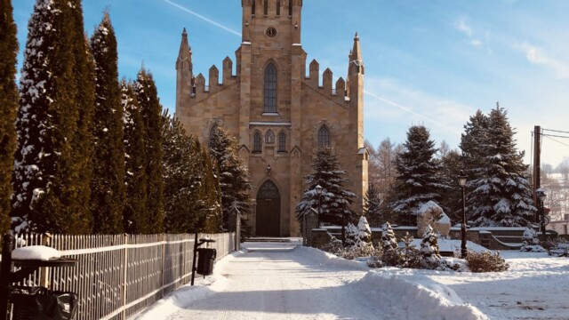 St. Jack's Parish in Chocholow - picturesque village on the way to Zakopane